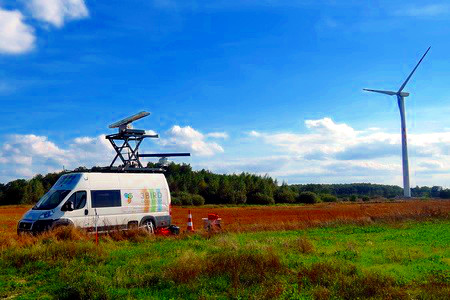 3 Bird Radar System - bird radar research at wind farm area in Poland